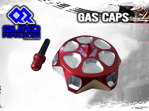 Quad atv fuel cap - atv, red