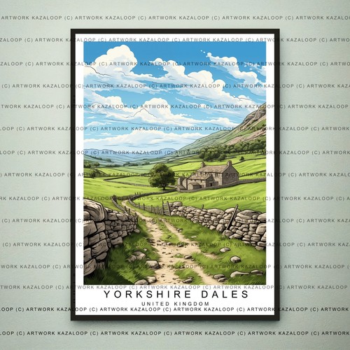 Yorkshire dales unframed - yorkshire,