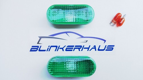 Green side indicators golf - green, vw