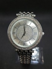 Daisy Fuentes Silver Tone And Diamond Ladies Watch DF129SL