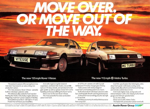 Vintage 1982 advert rover sd1 - 1982,