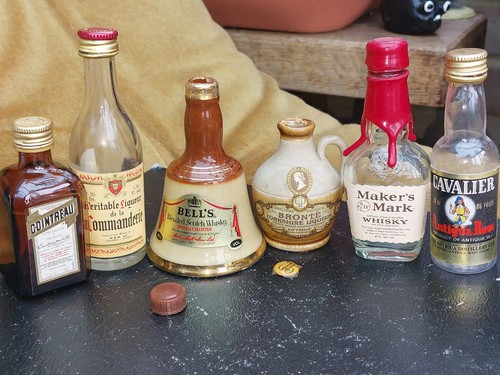 Vintage empty miniatures - 13,