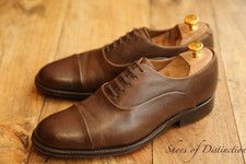 Grenson Brown Hatch Grain Leather Oxford shoes Men's UK 6 F US 7 EU 40