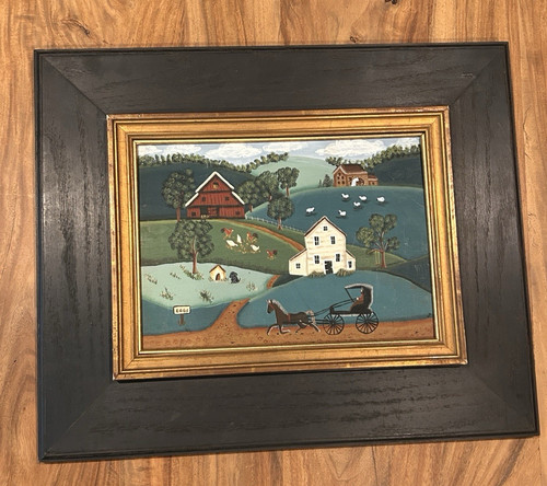 Original oil board american - original,