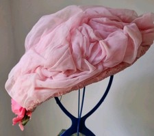 Theater Costume - Pink Dress With  Matching Hat, Purse And Gloves