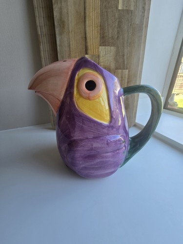 Vintage italian ceramic toukan - vintage,