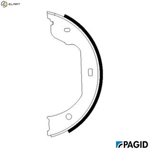 Brake shoe set - brake,