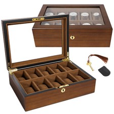 Luxury Watch Box Watch Case Watch Display Storage Box 6/10/12 Grids Gift For Men