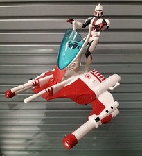 Star Wars Clone Wars 2012 Republic Assault Sub & Clonetrooper 3.75" figure toy