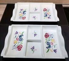 Two 1970s Poole Pottery Hors D'oeuvres Serving Dishes