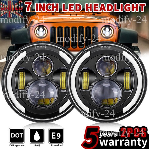 Led headlights pair - led, land