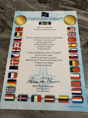 Nato article medal - nato,