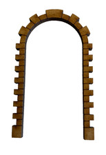 5x Arched Quoins. 62mm X 30mm