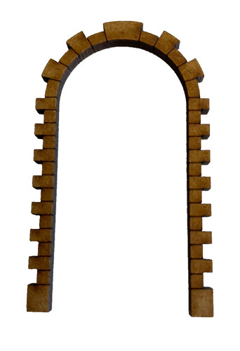 Arched quoins 62mm x 30mm - arched,