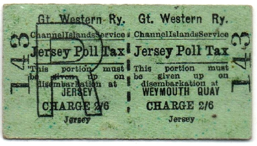 Great western railway ticket - western,