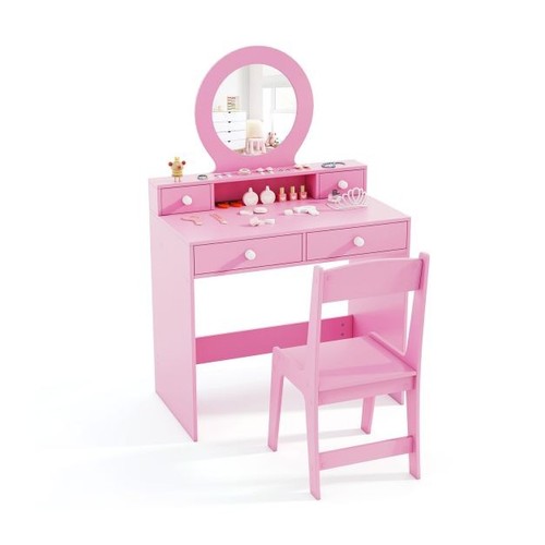 Costway kids vanity set with - kids,