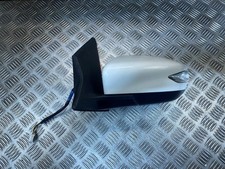 14-18 NISSAN PULSAR C13 N/S PASSENGER NEAR SIDE WING MIRROR WHITE PAINT CODE QM1