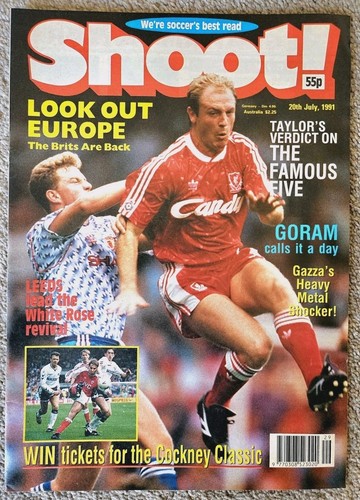Vintage shoot football - shoot!,