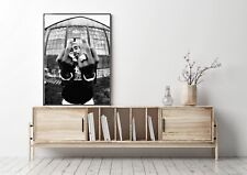 Tupac middle finger poster print hip hop room décor 90s music wall art A2 A3 A4