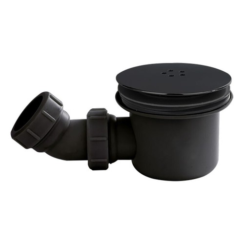 90mm matt black - matt, mega-flow