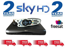 SKY HD Digibox & Remote - Latest Slimline DRX-595 - FREESAT **2 Year Warranty**