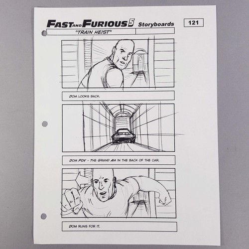 Fast furious five storyboard - &,