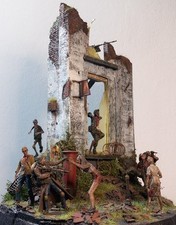 A Grizly End. 1/35 Scale Post Apocalyptic Zombie Diorama