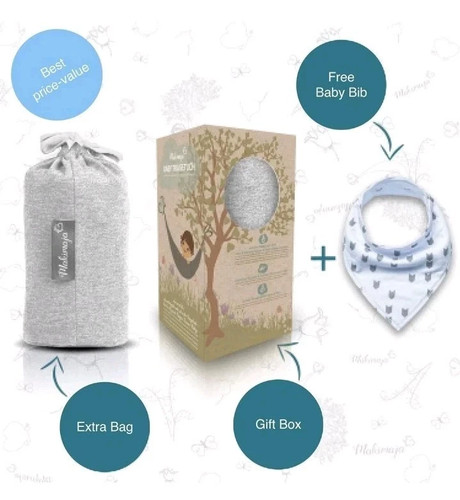 100 cotton baby wrap - baby, sling