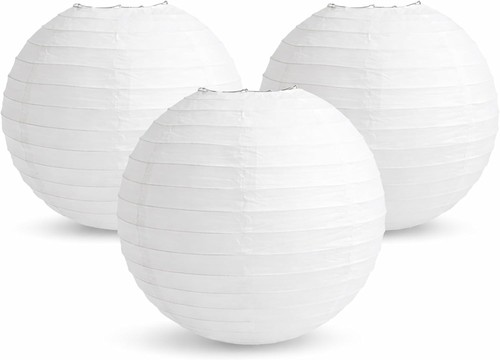 Round white paper - round, shade