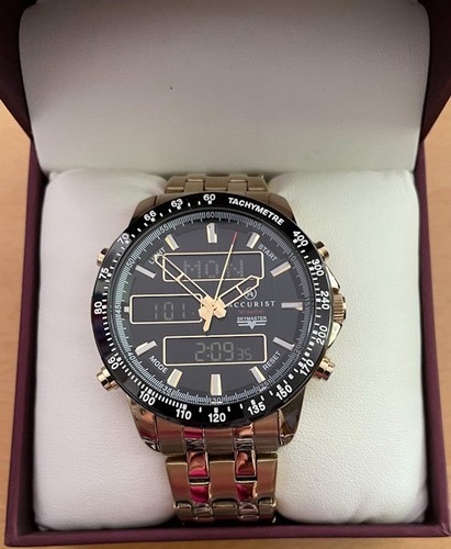 Accurist skymaster gold - skymaster, plated