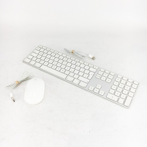 Wired apple keyboard mouse - keyboard, &