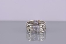 Vintage Sterling Silver Carved