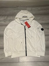C.P Company White Zip up