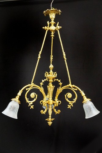 French art nouveau - art, chandelier