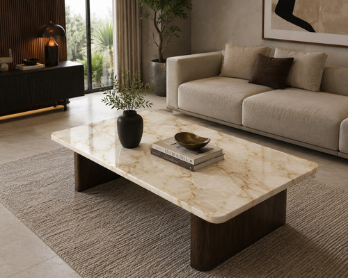 Luxury onyx coffee table - luxury,