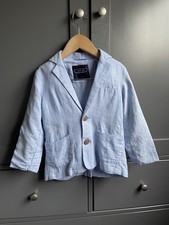 Next Boys Blue Linen Blazer