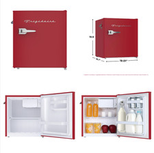 Red Retro Mini Fridge 1.6 Cu