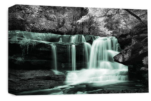 Large waterfall canvas - waterfall,