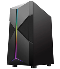 CiT PYRO Gaming PC LED ATX Mid Tower Case 3306 1x ARGB Fan - New Tatty Packaging