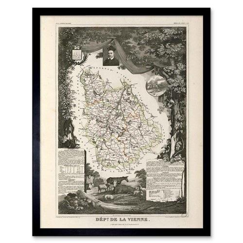 Map old france - map, levasseur