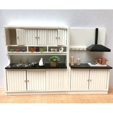 DIY Dollhouse Kitchen, Miniature Furniture, Dolls House Kits, 1/12 Scale Sink