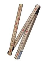 Hultafors 2m Metric ONLY Wooden Folding Rule Ruler