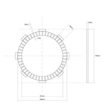 Single Clutch Disc FCC for Honda 185 XL S 1979-1983