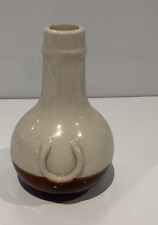 Vintage Small French Stoneware Cognac Liquor Bottle 3in height #H19