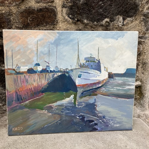Original oil painting - painting, on