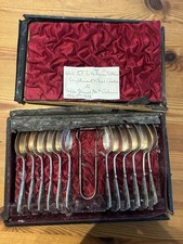 Vintage tea spoon set - vintage, 12