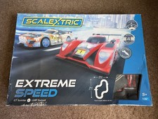 Scalextric Extreme Speed Set, Boxed, 2 Cars, GT, LMP, Set C1406 Working, GC.