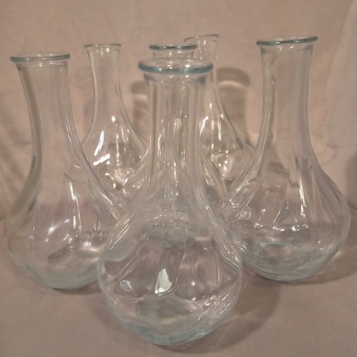 Set clear glass bud - 6,