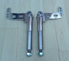 New 25mm Chrome Stub Axles M8,   Go Kart,KZ,Shifter,Rotax Max,X30,Energy