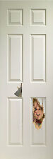 HALLOWEEN HORROR SCARY CHUCKY DOLL AXES THROUGH THE DOOR LIFE SIZE IMAGE 24"X72